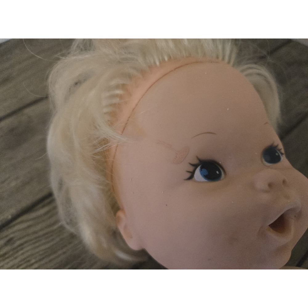 Vintage 1973 Kenner Original Baby Alive 16" Vinyl Doll Blue Eyes NOT WORKING - Picture 12 of 15